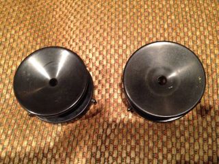 Ampex 300/350/440 Tape Machine Reel Hubs - - Pair - - Black - - Vintage