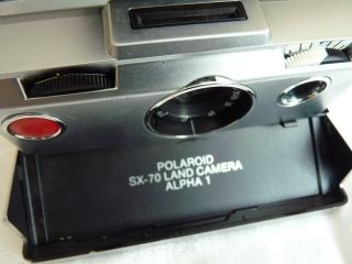 Vintage Polaroid SX - 70 Alpha 1 Instant Camera,  Great Cosmetically, 3