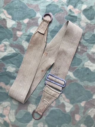 Wwii Us Army Musette Bag Strap,  1942 Dated,