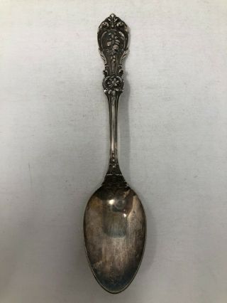 Reed Barton Francis I Sterling Silver Large Oval Soup Place Spoon 7.  25 " No Mono