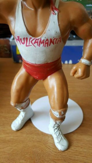 Vintage WWF Hulk Hogan LJN Figure White Shirt 1988 WWE Wrestling Hulkamania Rare 2