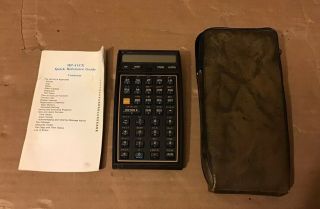 Hp - 41cx Programmable Calculator Surveying Case Vintage Hewlett - Packard