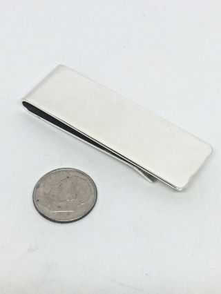 Vintage Tiffany And Co Sterling Silver Money Clip