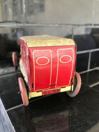 GELY early 1920’s Express Van Tin Car VIntage Toy Made In Germany RARE 5