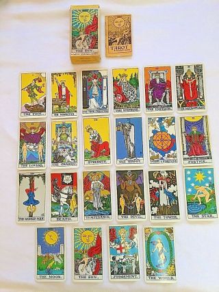 Vintage Albano_waite 1968 Tarot Deck With Instruction Booklet