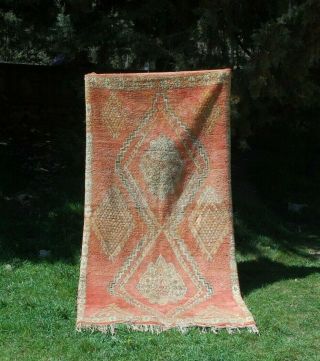 Vintage Authentic Rug Berber Handmade /moroccan Rug - Teppich 9 