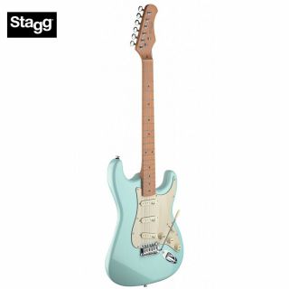 Stagg 39 " Full Size Ses50m St Style Standard Electric Guitar - Light Blue