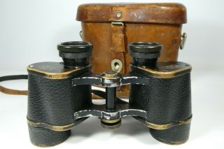 Old Vintage CARL ZEISS JENA D.  F.  12X Binoculars 4