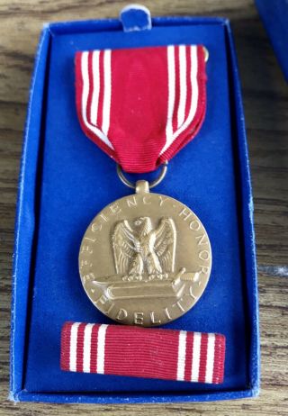 Ww2 Us Army Good Conduct Named Medal,  Ribbon See Store /