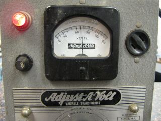 Vintage ADJUST - A - VOLT LRL - 5 Variac Variable/Adjustable Transformer - 2