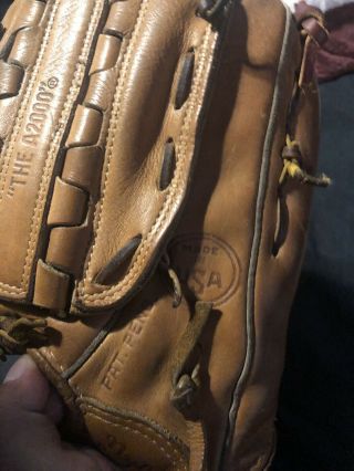 vintage wilson a2000 baseball glove 3