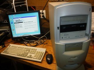 Vintage Windows 98 SE Real DOS Desktop Tower Athlon 750 Geforce SBLive DVD 98SE 3