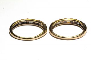 14k yellow gold.  48ct VS1 G diamond wedding ring band 3.  5g estate vintage 4