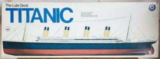 1976 Entex 8509 The Late Great Titanic Ship - Vintage 1:350 Kit