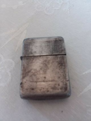 Vintage 3 Barrel Zippo Lighter Pat 2032695 14 Hole Chimney,