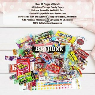 VINTAGE CANDY CO.  HAPPY BIRTHDAY NOSTALGIA FUN CANDY CARE PACKAGE - Retro 3