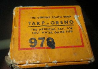 South Bend Tarp Oreno with Correct Box,  About 6