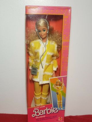 Vintage1985 Music Lovin Melomane Canadian Market Barbie Nrfb