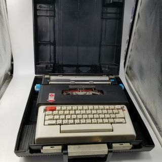 Olivetti Lettera 36 Portable Electric Typewriter In Case Rare Vintage