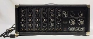 Rare - Vintage - Osborne Sound Laboratories Osl Xr6001 Reverb Pa Power Panel 5 Ch