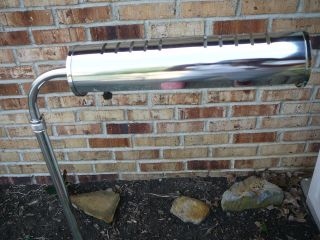 Vintage Retro Mid Century Modern Retro Chrome Pool Light Floor Lamp Gorgeous 3