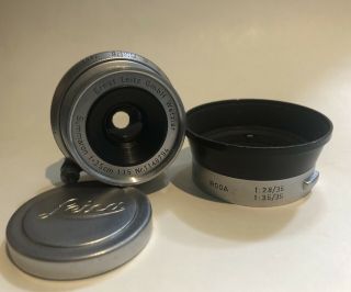 Vintage Leica Leitz Summaron - M 3.  5 Cm 35mm F/3.  5 Lens