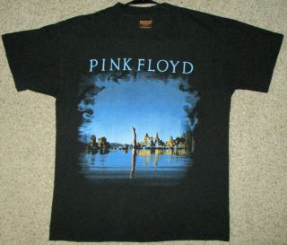 Vintage Pink Floyd Wish You Were Here Tour T - Shirt Rare Brockum 1992 Usa Black