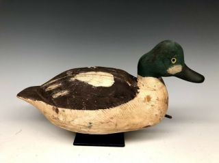 Paul Lacombe Goldeneye Duck Hunting Decoy Decoys Old Vintage Antique Wood