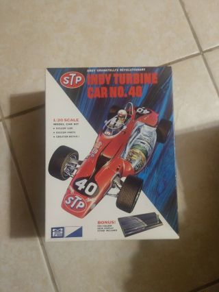 Stp Indy Turbine Car No.  40 Very Rare Mpc 1/20 Scale