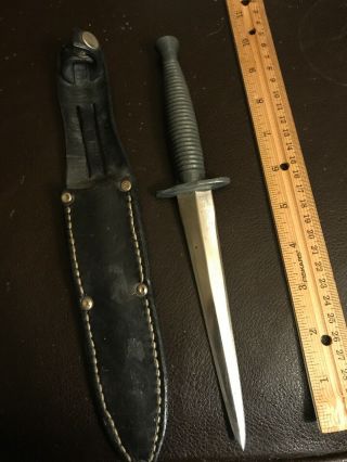 Vintage Rare Fairbairn Sykes Fighting Knife Made In Solingen Germany Dagger