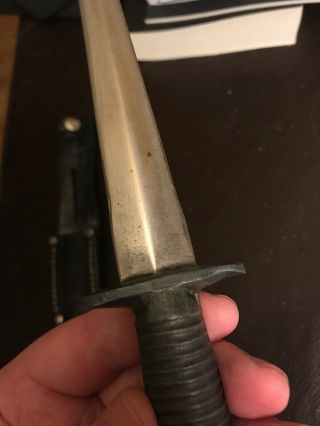 Vintage Rare Fairbairn Sykes Fighting Knife Made In Solingen Germany Dagger 5