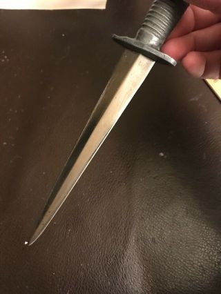 Vintage Rare Fairbairn Sykes Fighting Knife Made In Solingen Germany Dagger 8