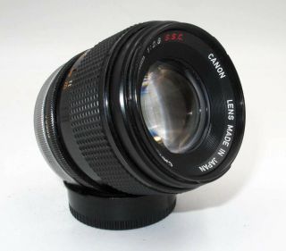 VINTAGE CANON FD 100MM f2.  8 S.  S.  C.  PORTRAIT PRIME LENS. 2