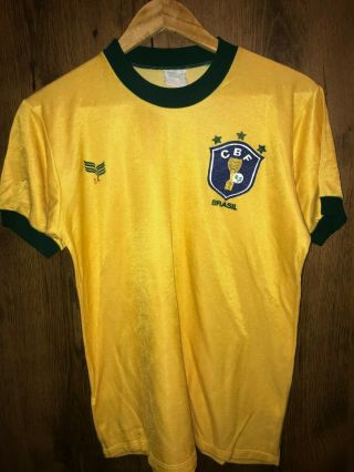 Topper Brazil Brasil 1981 - 1982 Home Vintage Rare Jersey