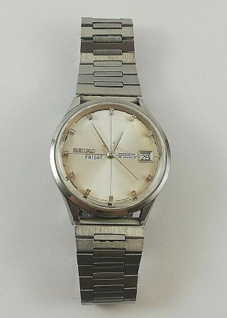 Vintage Seiko 6206 - 8001 Sea Lion M55 Automatic 26 Jewels Japan Watch