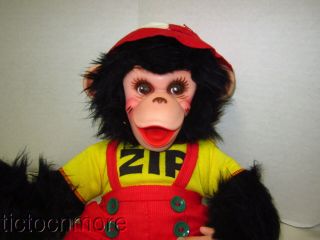 Vintage Rushton Plush Howdy Doody Show Zippy The Chimp Zip Monkey Doll
