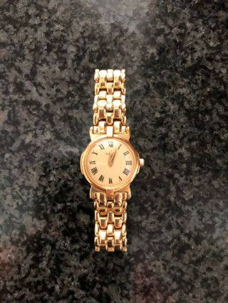 VINTAGE GUCCI LADIES WATCH 3600L SWISS GOLD PLATED XS 5