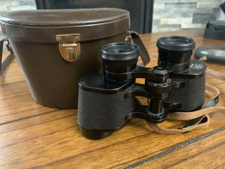 Carl Zeiss Vintage Binoculars 8x30b Serial 605642 Made In Germany.