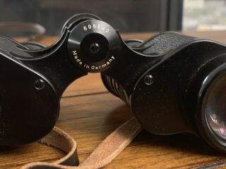 Carl Zeiss Vintage Binoculars 8x30B Serial 605642 Made in Germany. 2