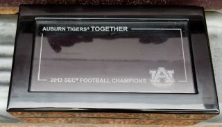2013 Auburn Tigers Sec Champions Championship Ring Display Box Jostens Rare