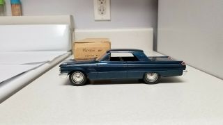 1963 Amt Mercury Meteor True Promo Car Xxx - Rare Dk Blue,  Orig Box 63 Ford