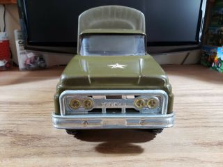 Tonka Army Transport Truck GR 2 - 2431 Vintage Pressed Steel Early 1960 ' s 4