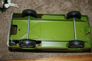 VINTAGE NYLINT ECONOLINE PICKUP TRUCK AND HORSE TRAILER THOROUGHBRED FARMS 5