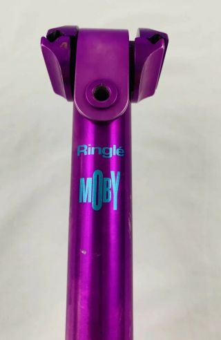 Ringle Moby Seatpost Vintage Mtb 27.  2 X 360mm Purple 3dv