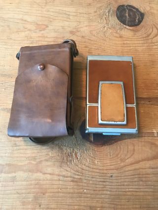 Vintage Polaroid Sx - 70 Instant Land Camera With Leather Case -