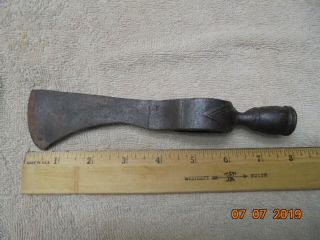 ANTIQUE VINTAGE PIPE TOMAHAWK HEAD AXE HAND FORGED 2