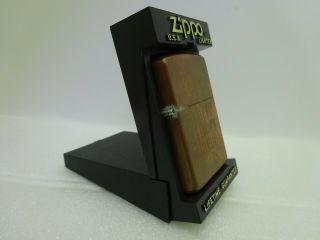Vintage Zippo Marlboro Come To Where The Flavor Is Copper Cigarette Lighter 3
