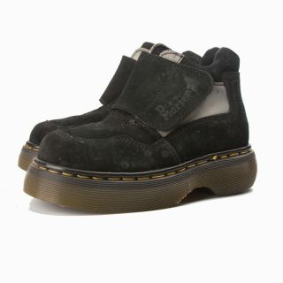 Deadstock 90s Dr.  Martens Vintage Suede Boots Made In England Uk 3 Eu 36 Us 5