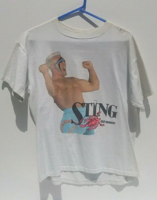Icon Sting First,  Rare,  Vintage & 1988 Wcw Shirt