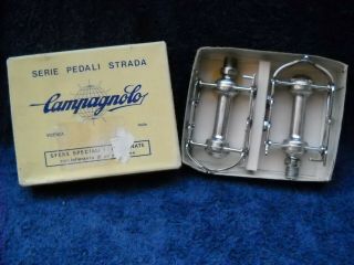 Nib/nos Campagnolo Record Strada 9/16 " X 20f Pedals Vintage 70`s